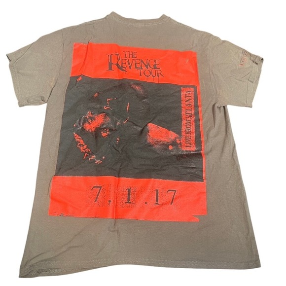 Xxxtentacion Other - XXXTentacion The Revenge Tour Live From Atlanta Graphic T-Shirt Brown Medium